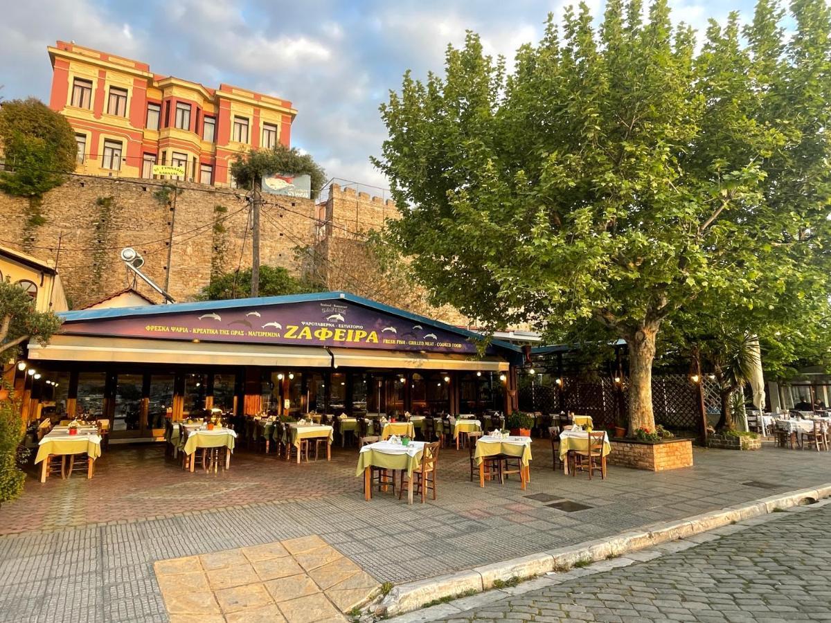 George & Nia Apartment - Central Kavala With Panoramic Terrace View Εξωτερικό φωτογραφία