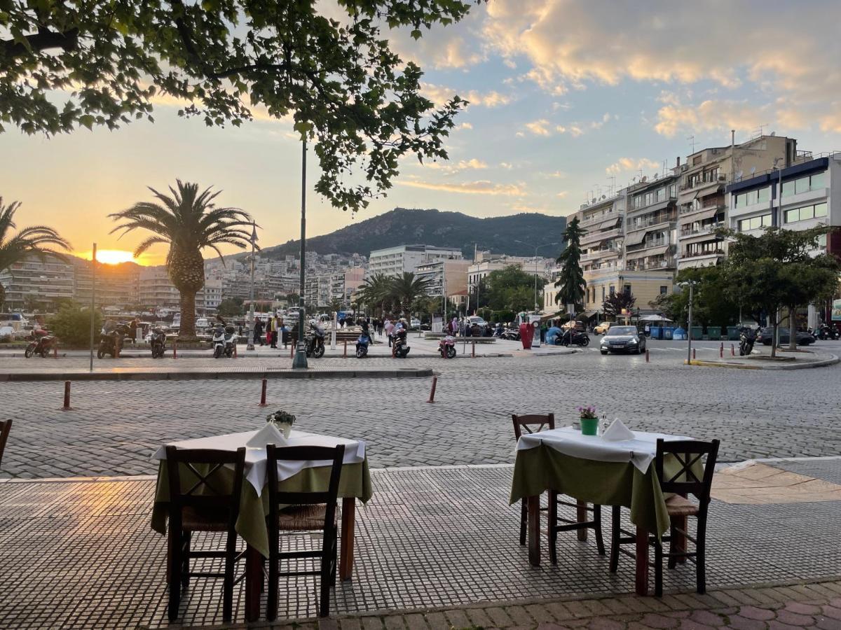 George & Nia Apartment - Central Kavala With Panoramic Terrace View Εξωτερικό φωτογραφία