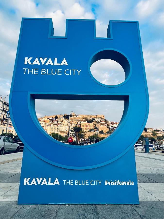 George & Nia Apartment - Central Kavala With Panoramic Terrace View Εξωτερικό φωτογραφία